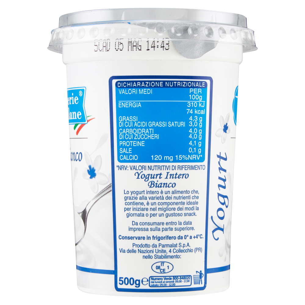 Latterie Friulane Yogurt Intero Bianco 500 g