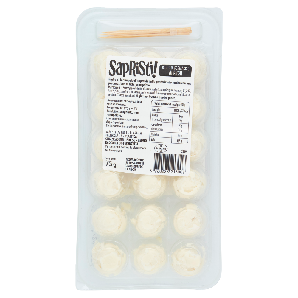 Sapristi! Biglie di Formaggio ai Fichi 75 g