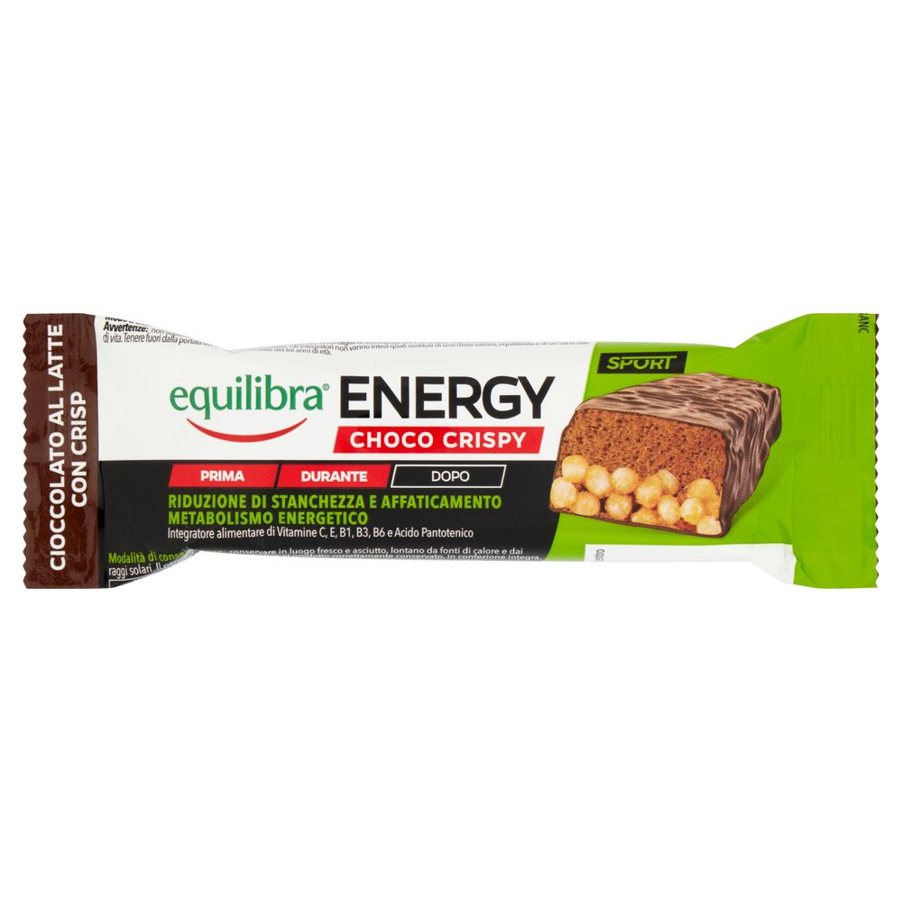 Equilibra Barretta Energy Choco Crispy 40 g