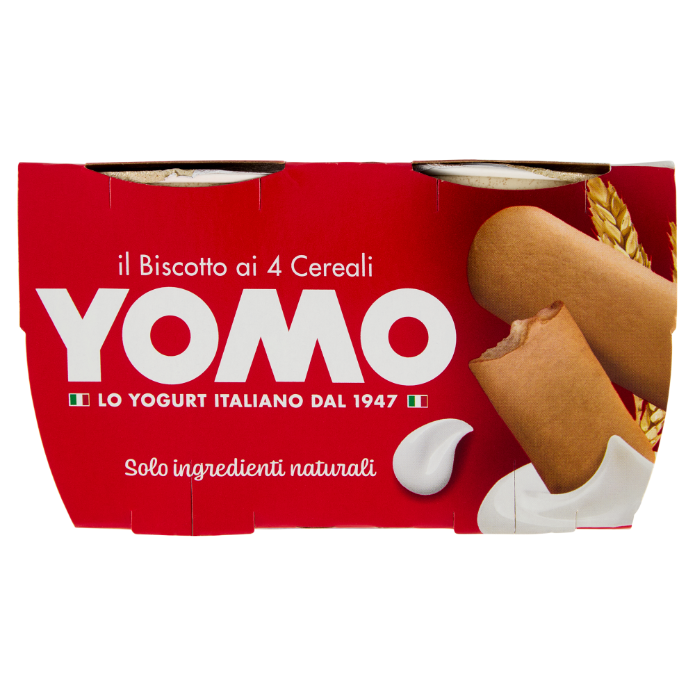 Yomo il Biscotto ai 4 Cereali 2 x 125 g
