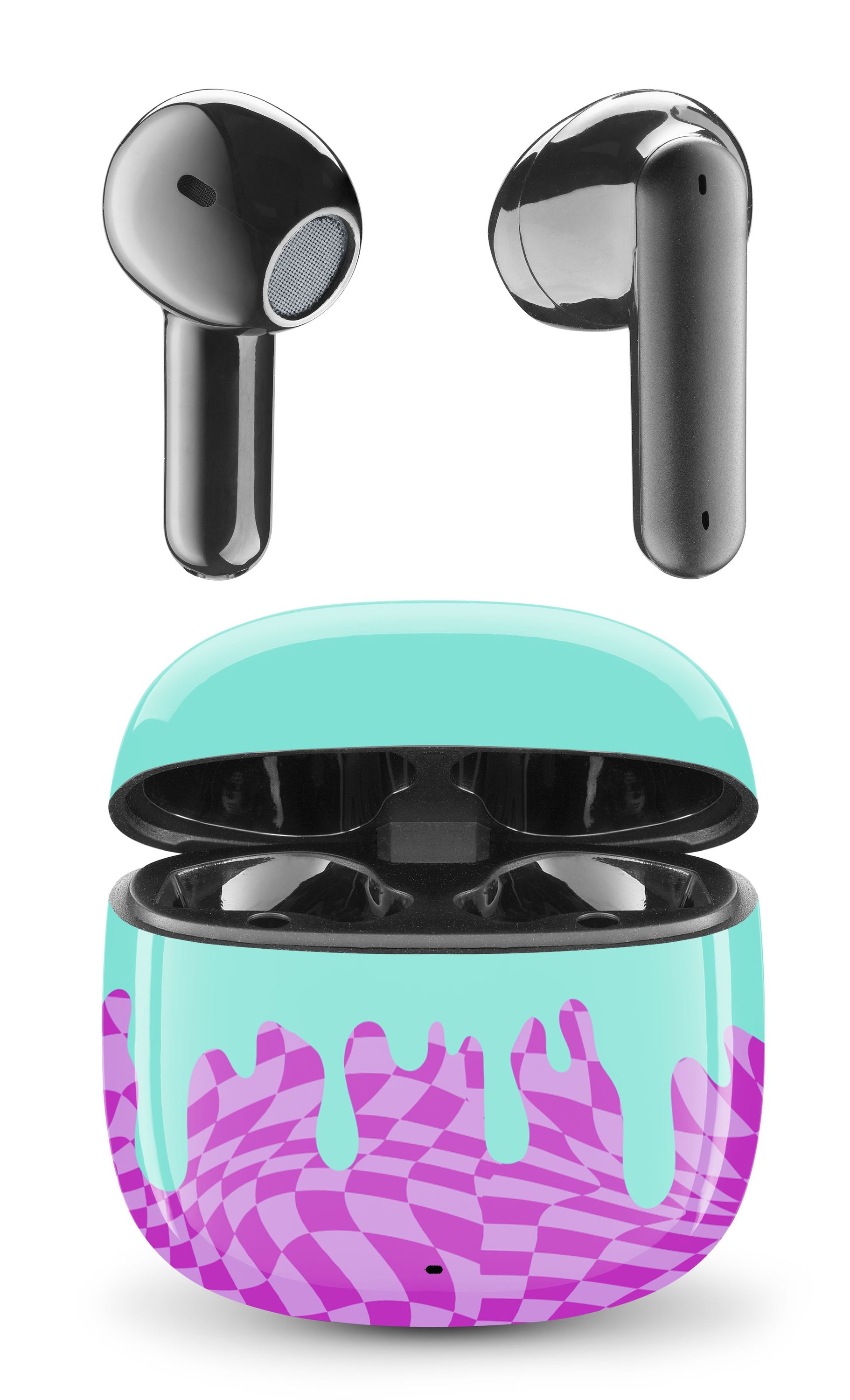 Music Sound Showy Auricolari Bluetooth TWS a capsula senza fili con custodia di ricarica in vari modelli e colori