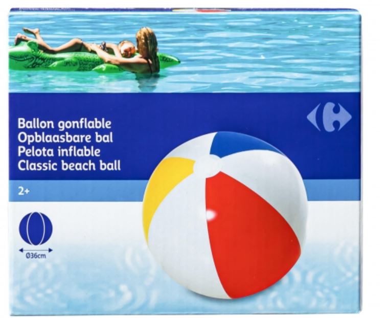 Carrefour palla mare gonfiabile