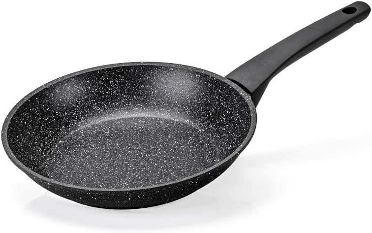 Moneta Magnolia Stone Black Set 2 padelle antiaderenti 24,28 cm. Anche per Induzione.