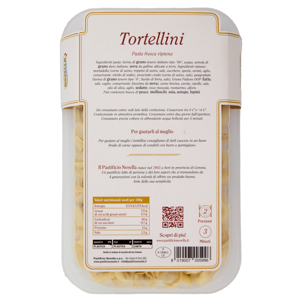 Pastificio Novella Tortellini 300 g