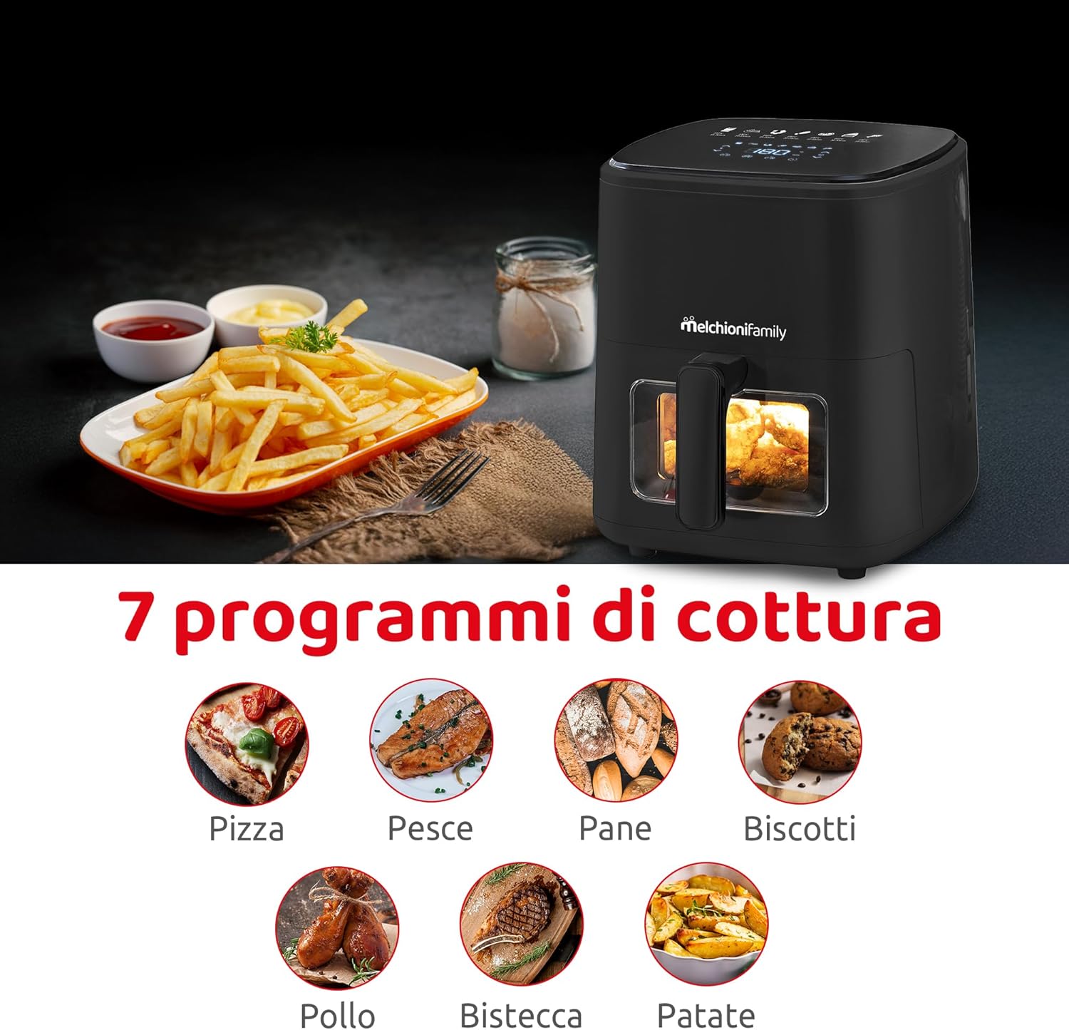 Melchioni Friggitrice ad Aria 5L Marianna New