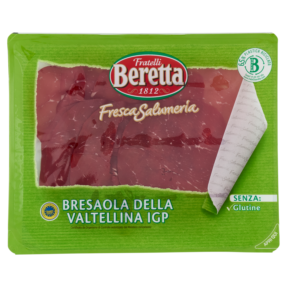 Fratelli Beretta Fresca Salumeria Bresaola della Valtellina IGP 80 g