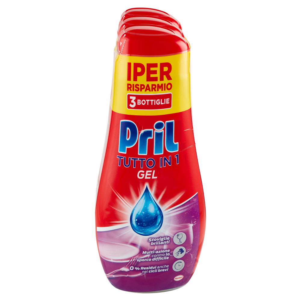PRIL Tutto in 1 Gel Classico 3x630ml