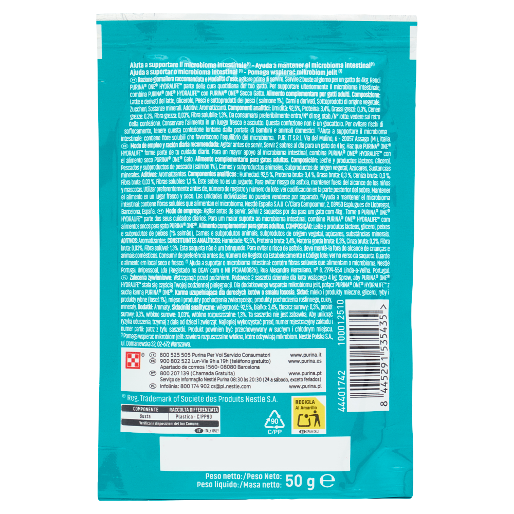 PURINA ONE Hydralife con Salmone 50g