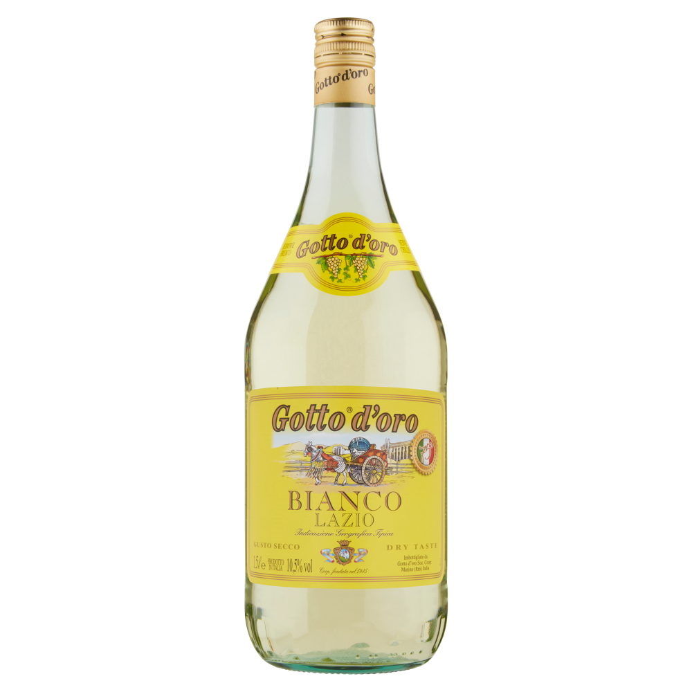 Gotto d'oro Bianco Lazio IGT Gusto Secco 1,5 l