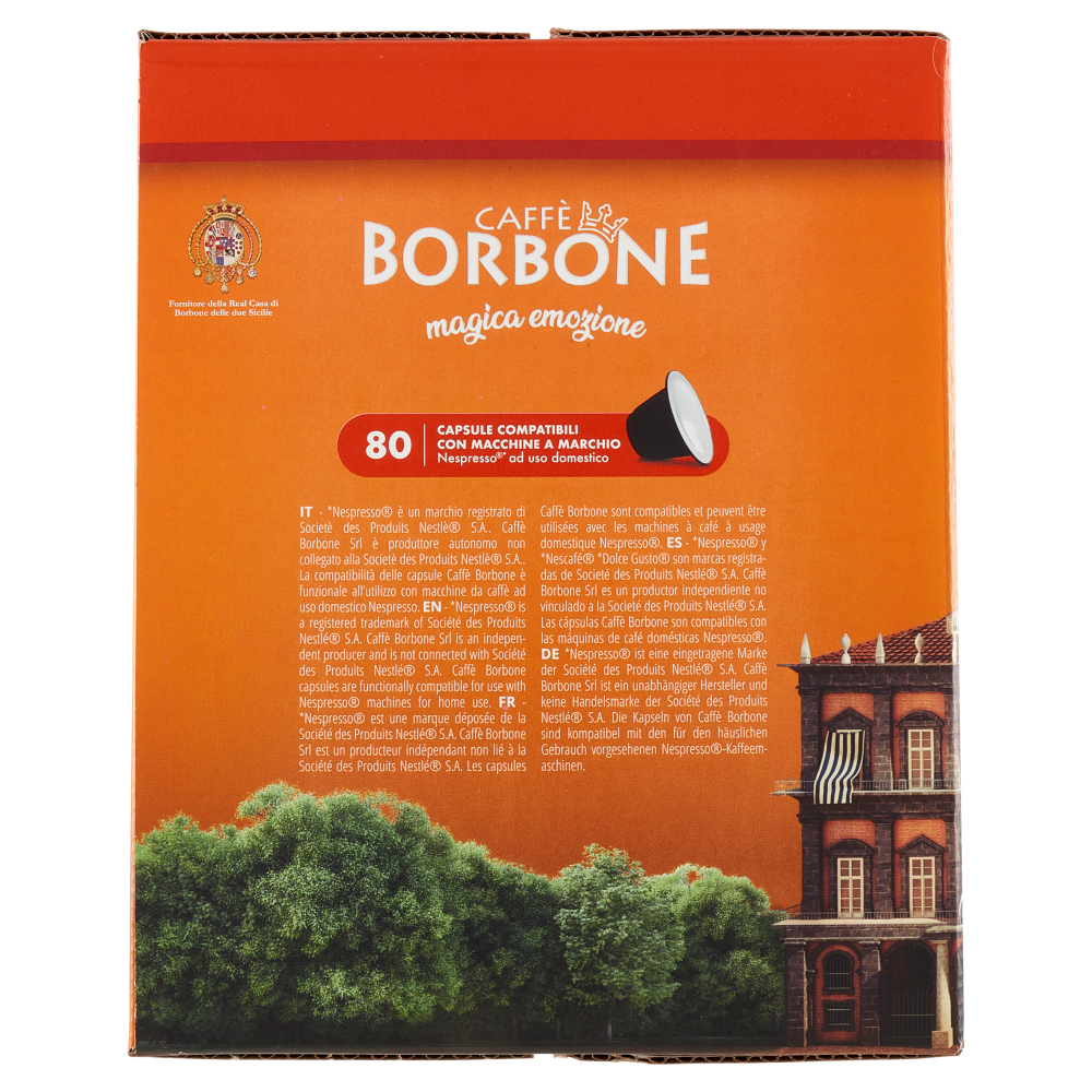 Caff&egrave; Borbone Decisa Capsule Compatibili Nespresso* 80 x 5 g