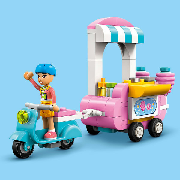 LEGO Friends Bancarella di zucchero filato e scooter