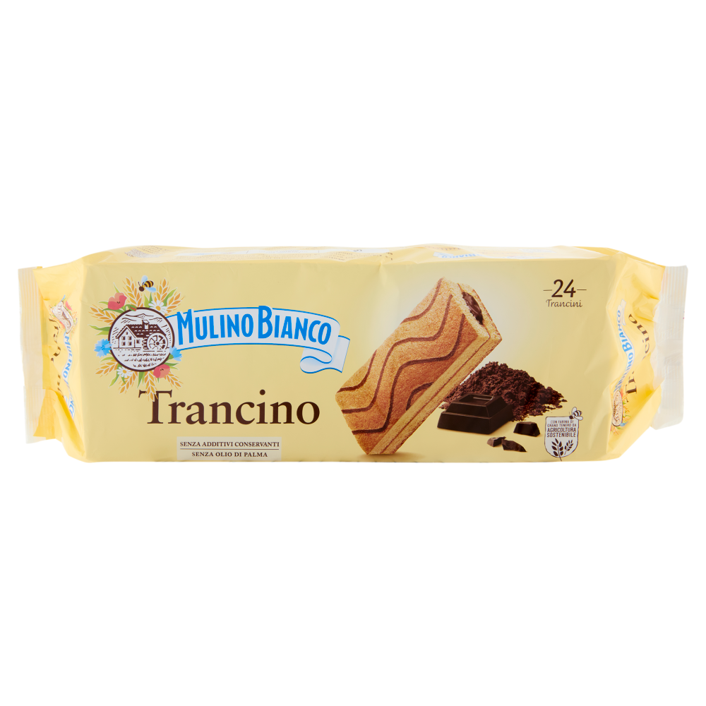 Mulino Bianco Trancino Merenda Senza Additivi Conservanti 24 pezzi 792g