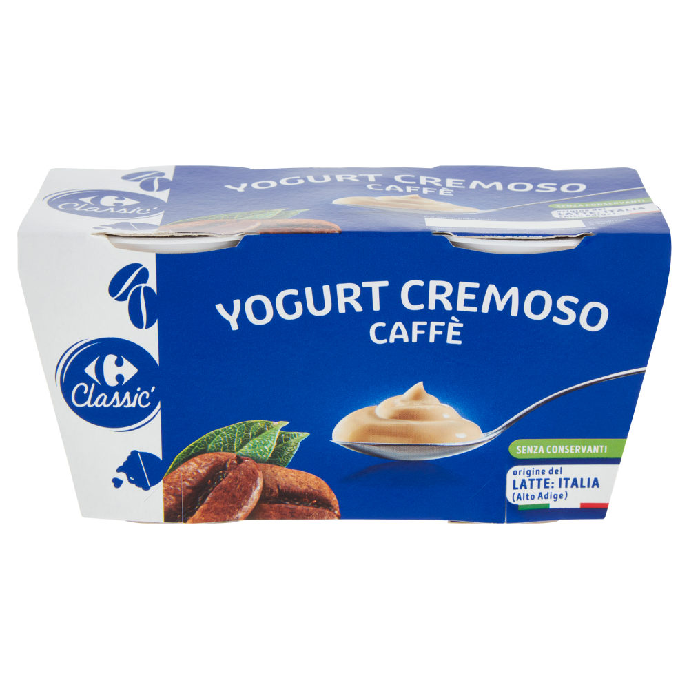 Carrefour Classic Yogurt Cremoso Caffè 2 x 125 g