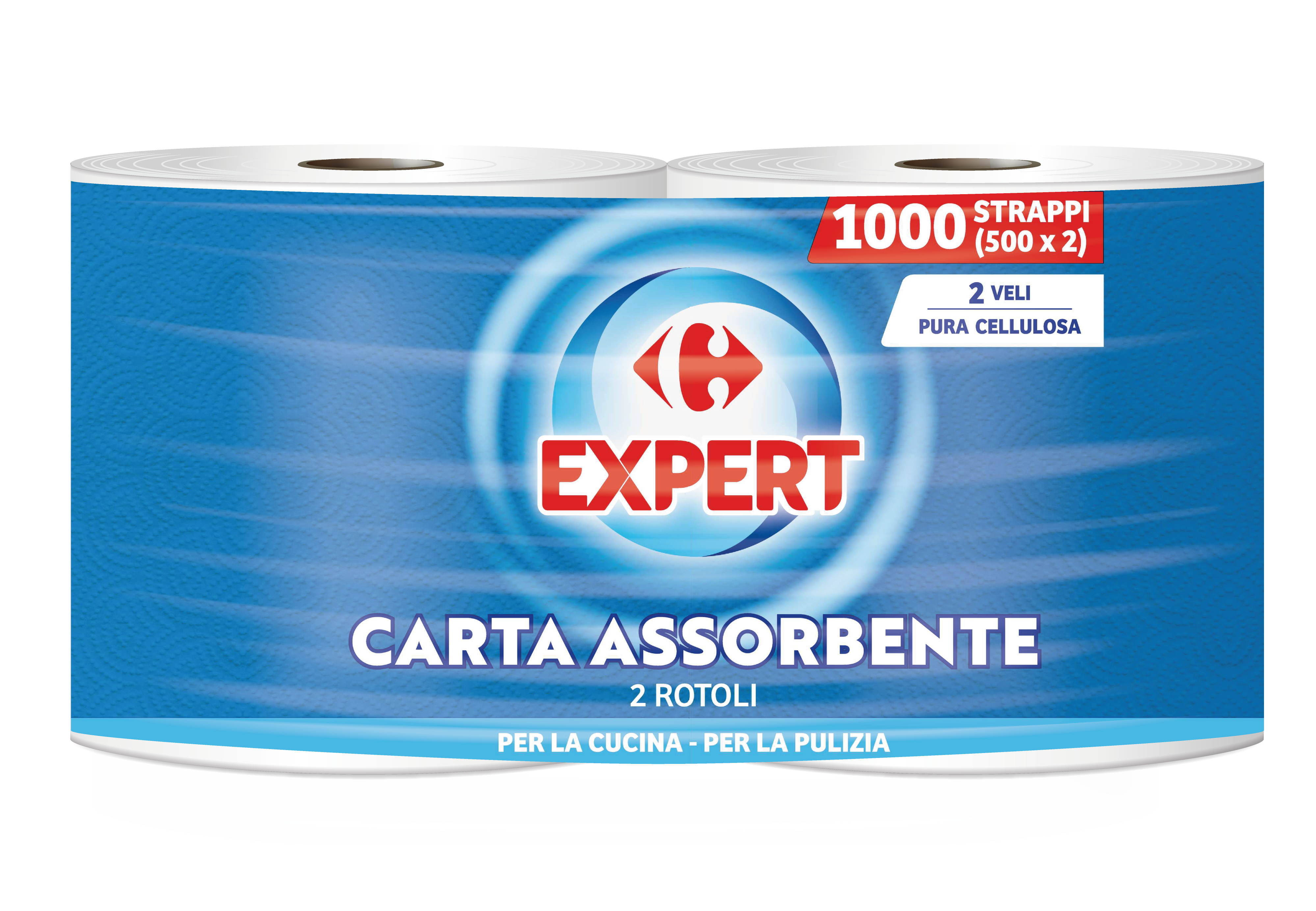 Carrefour Maxi Bobina 500 strappi 2 pezzi