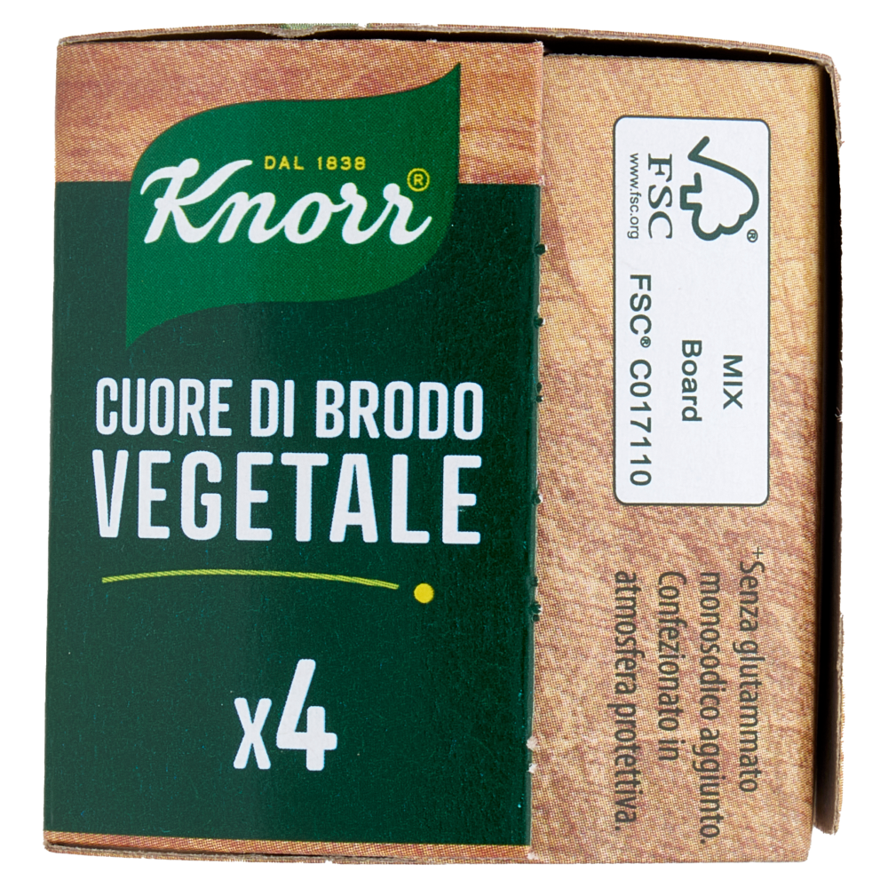 Knorr Cuore di Brodo Vegetale 4 x 28 g