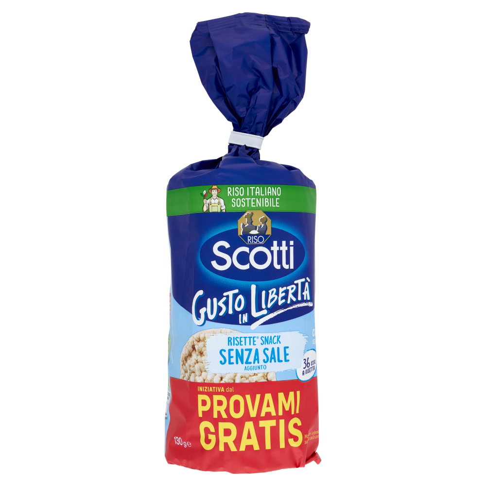 Riso Scotti Risette Snack Senza Sale Aggiunto 130 g