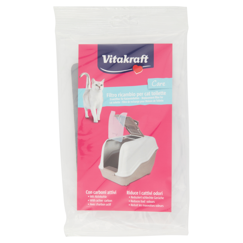 Vitakraft Care Filtro ricambio per cat toilette 2 pz