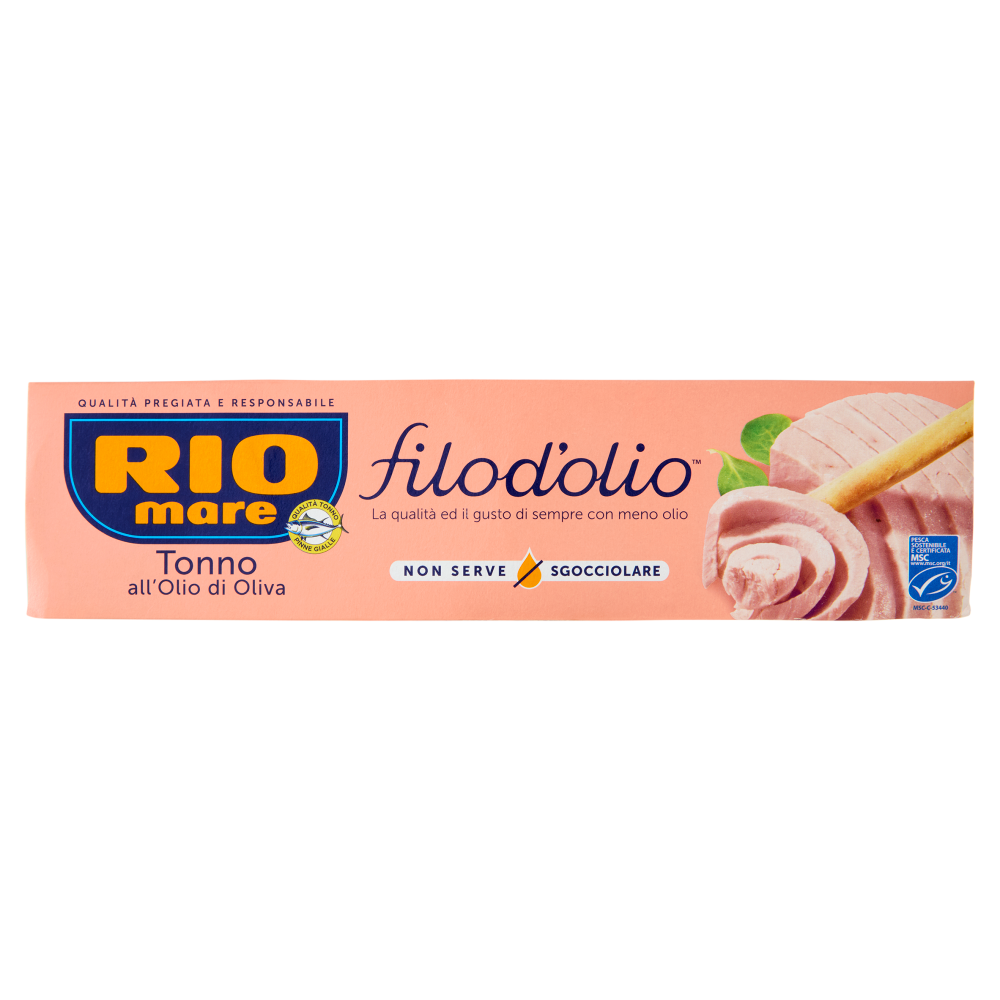 Rio mare filod'olio Tonno all'Olio di Oliva 4 x 65 g