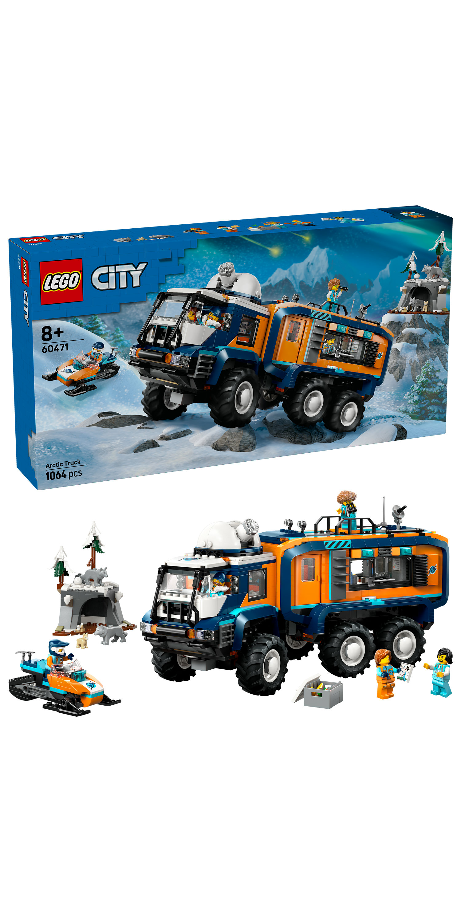 LEGO City Grande camion artico con laboratorio