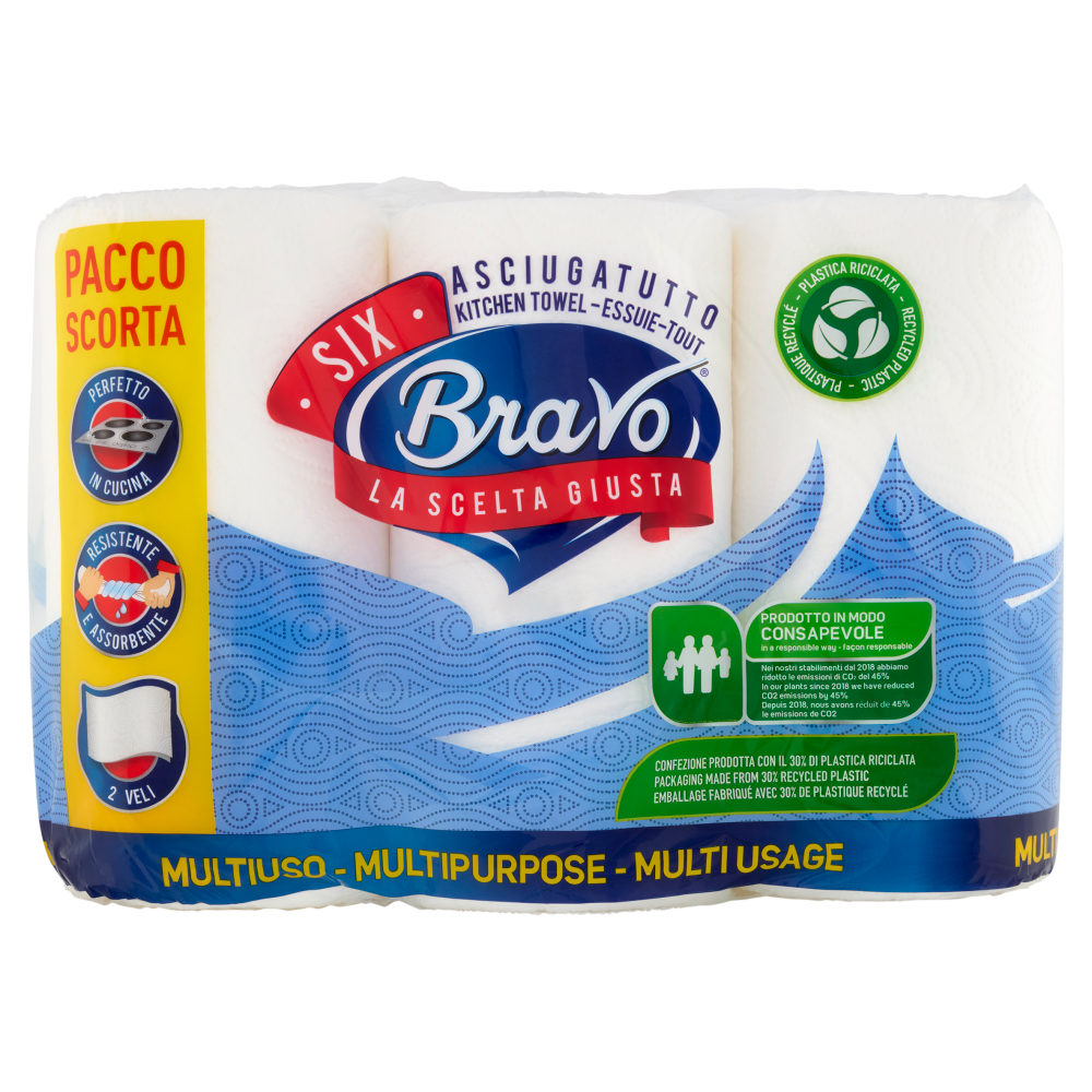Bravo Six Asciugatutto 6 pz