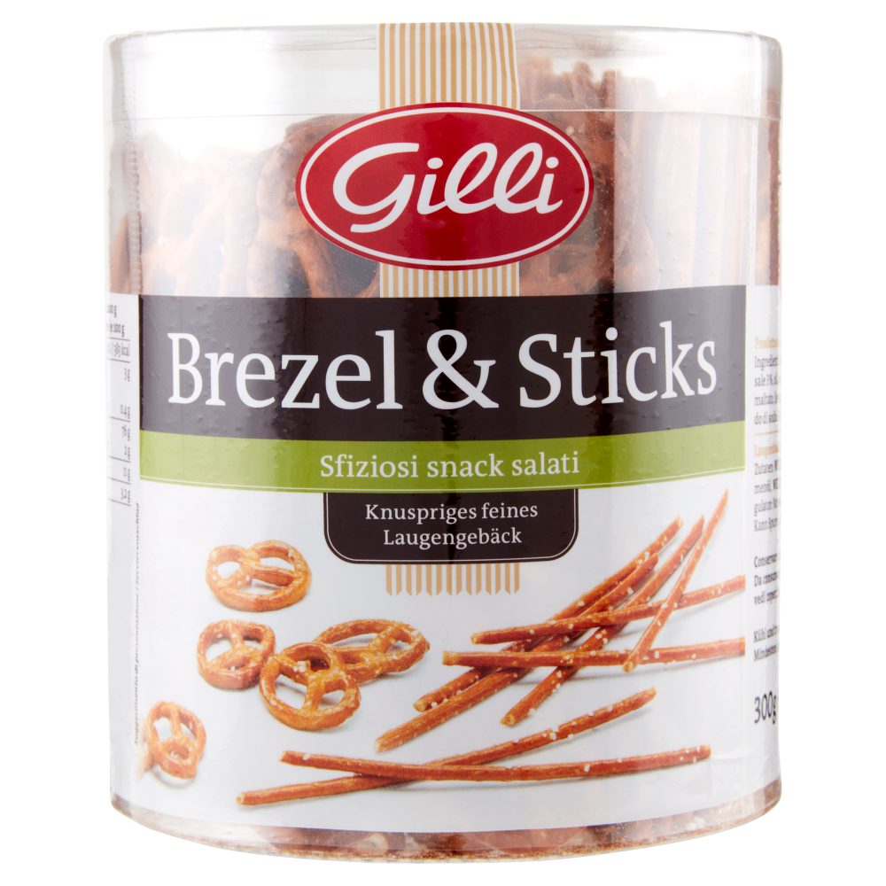 Gilli Brezel & Sticks Sfiziosi snack salati 300 g