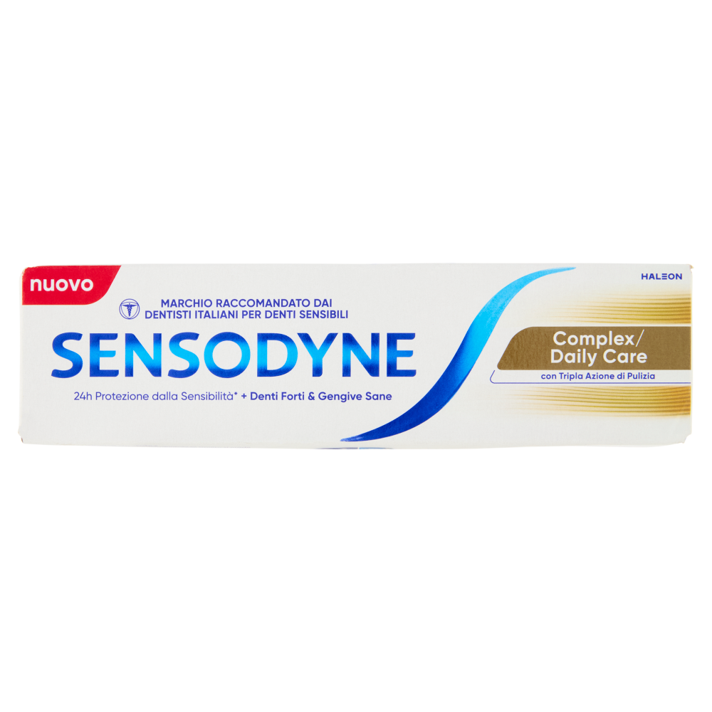 Sensodyne Dentifricio Complex/Daily Care per Denti Sensibili, Tripla Azione di Pulizia 75 ml