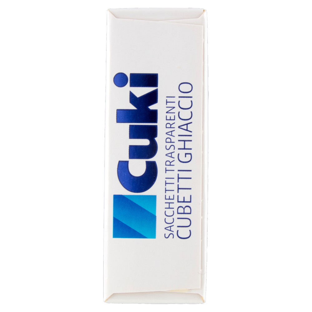 Cuki Congela Sacchetti Trasparenti Cubetti Ghiaccio con alette di chiusura 10 pz 