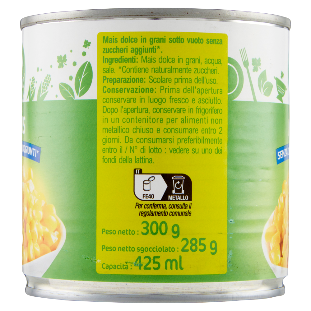 Carrefour Classic Mais Senza Zuccheri Aggiunti* 300 g