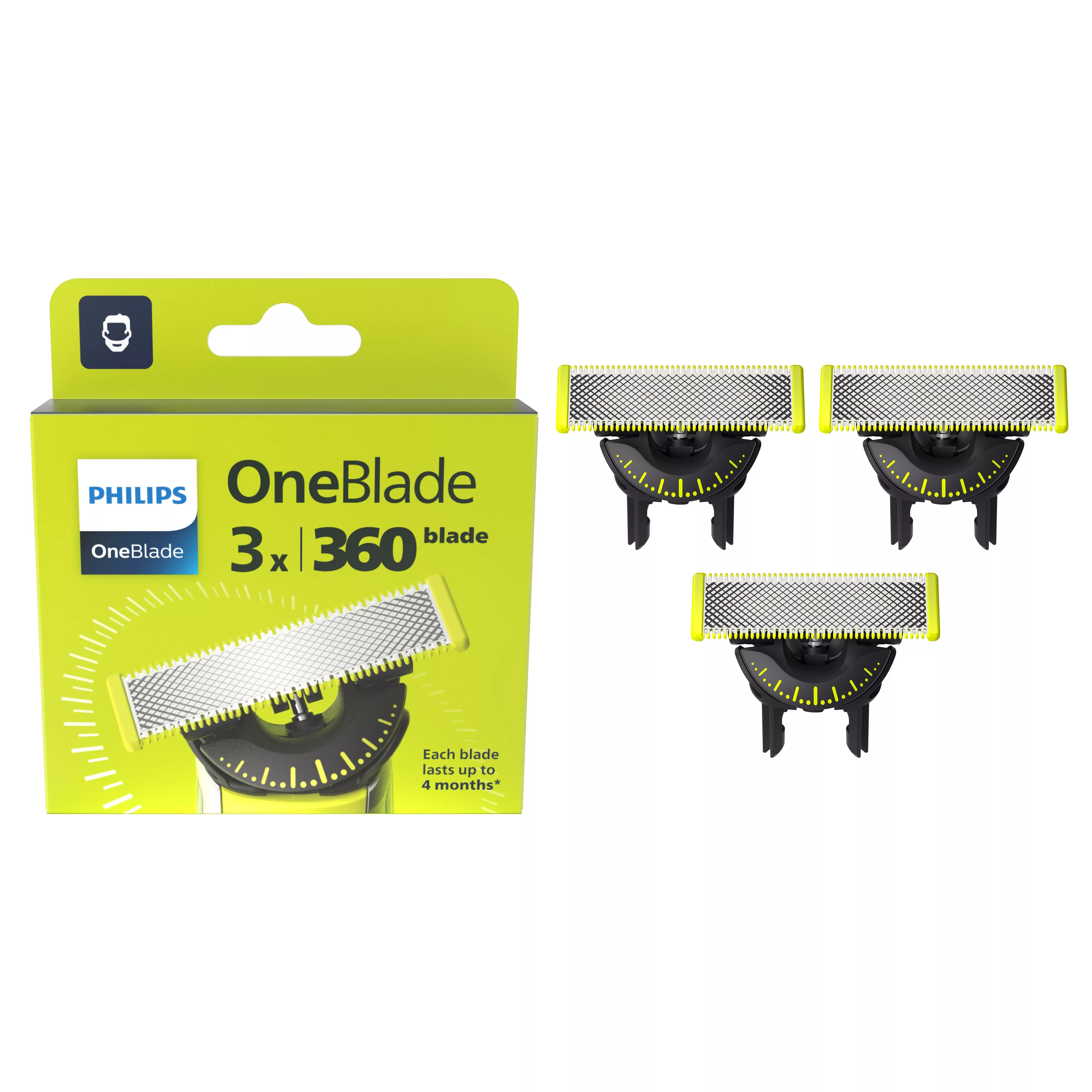 Philips Norelco OneBlade OneBlade QP430/50 Lama di ricambio 360