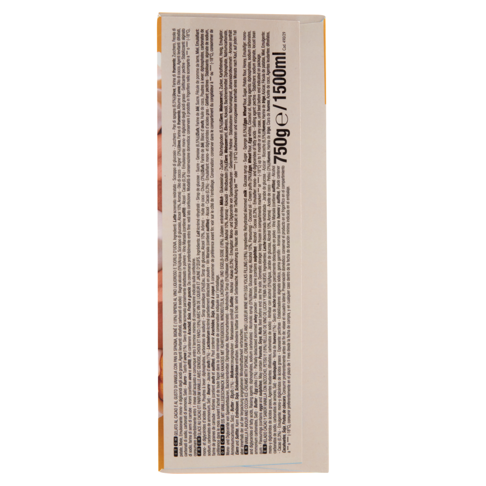 Sammontana St. Honorè bignè alla crema 750 g