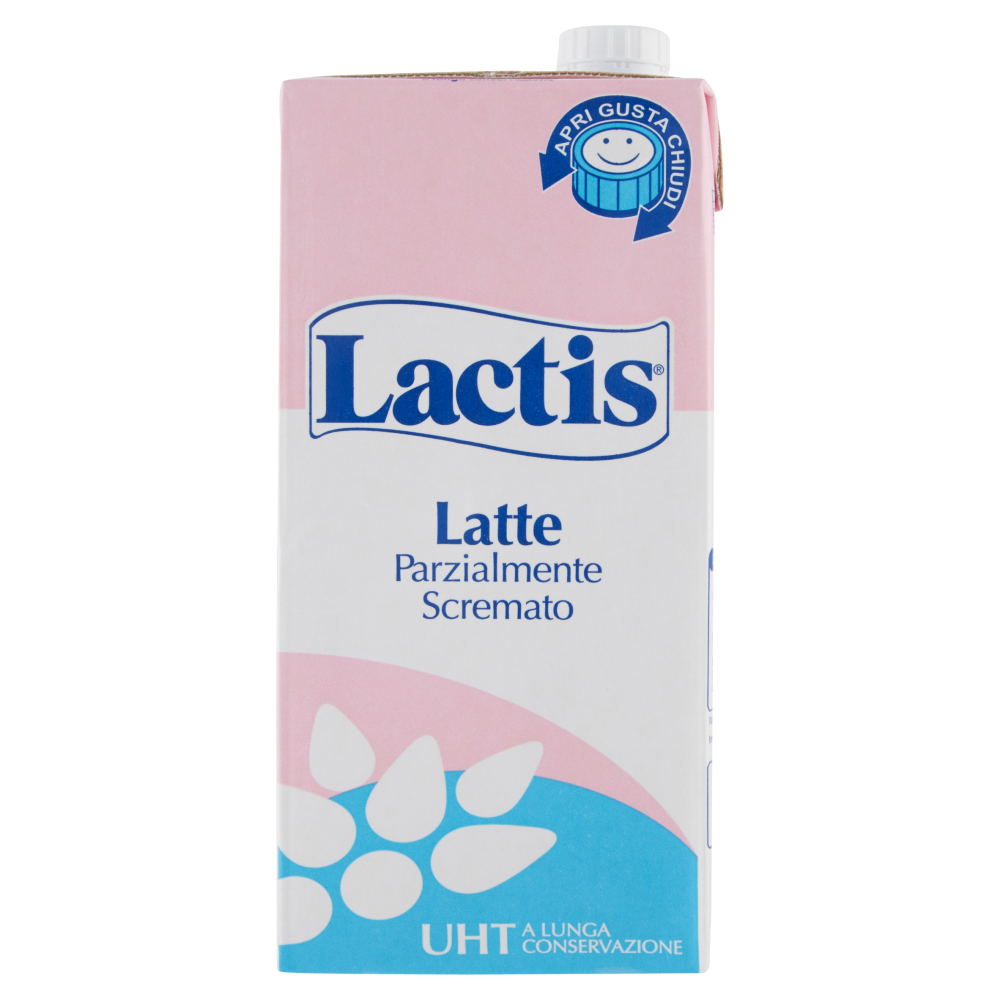 Lactis Latte Parzialmente Scremato UHT a Lunga Conservazione 1000 ml