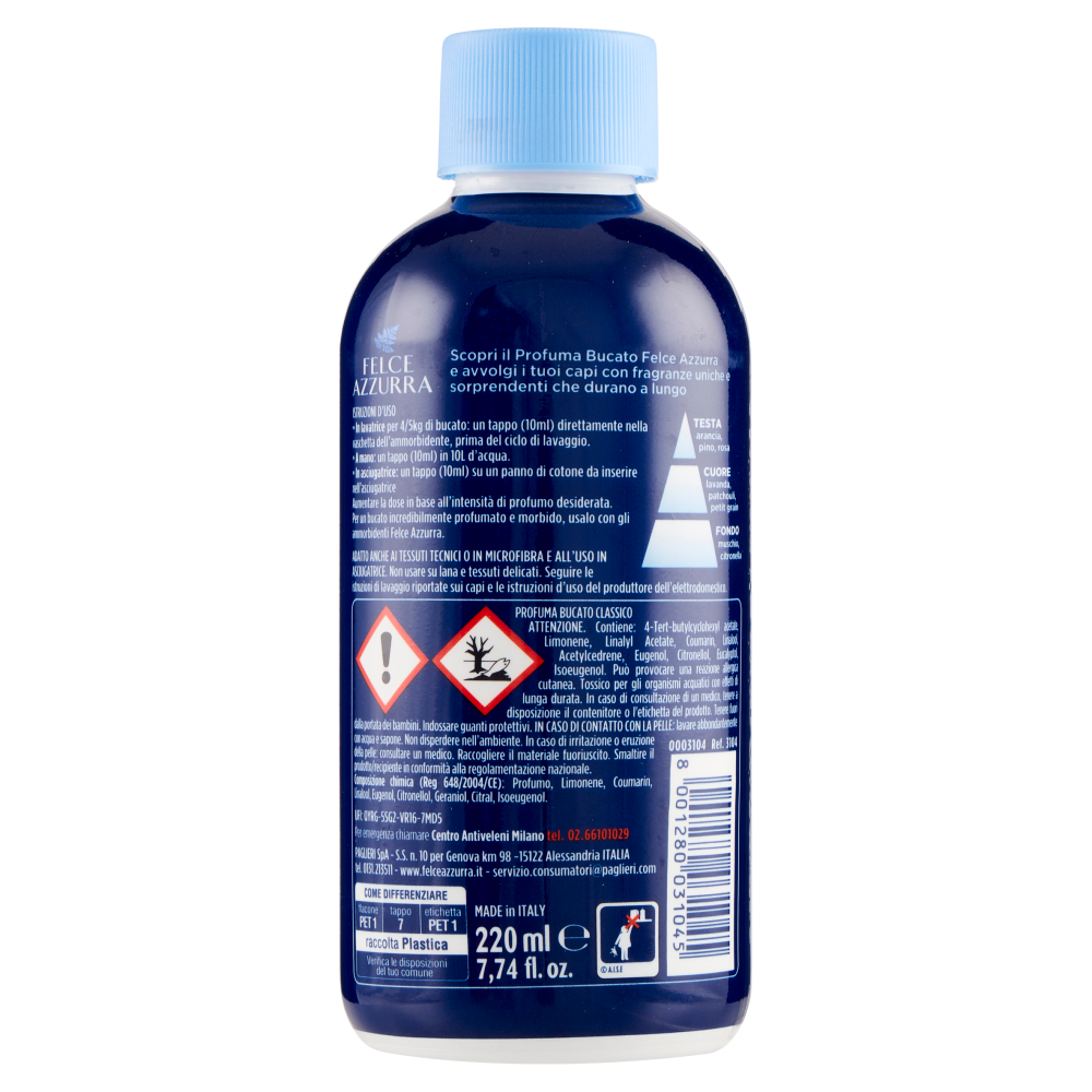 Felce Azzurra Classico Profuma Bucato 220 ml