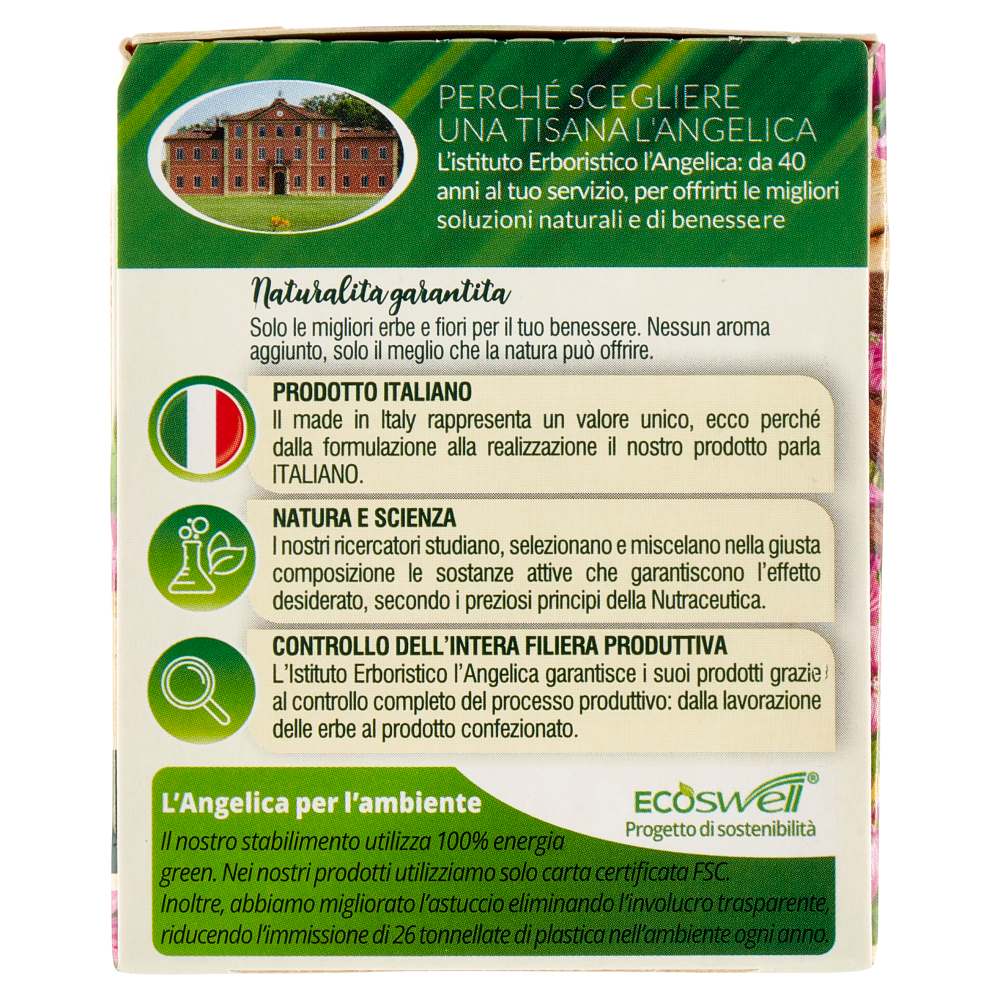 L'Angelica Le Tisane Stop Reflux Active 18 Filtri 30,6 g
