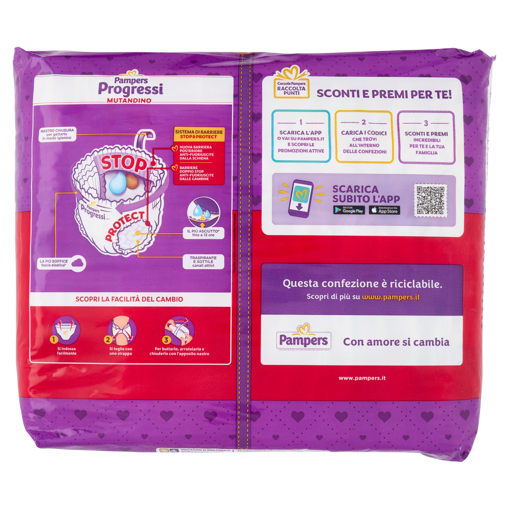 Pampers Progressi Mutandino XL 15 + 15 pz
