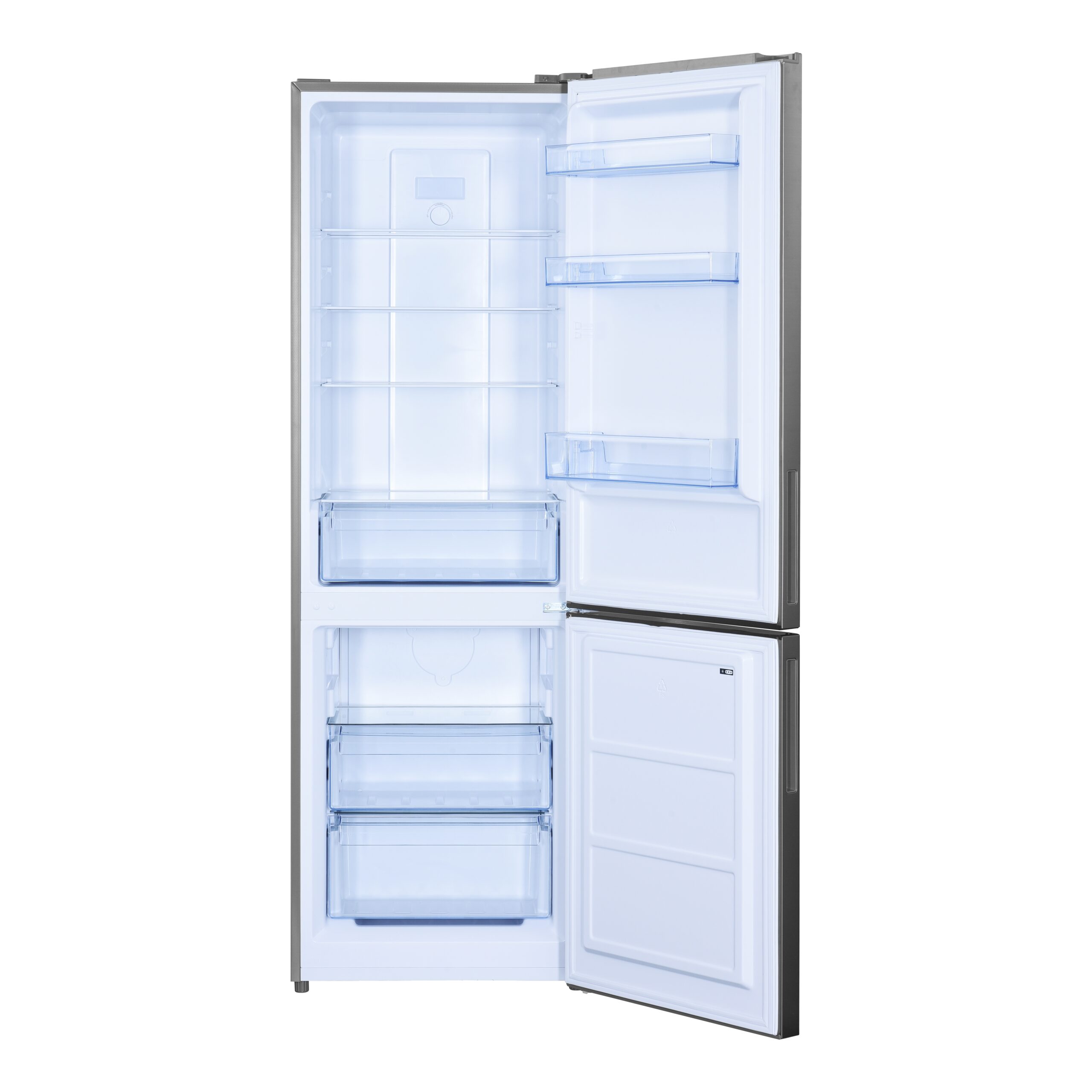 DAYA DHCB-350NM2XF0 frigorifero con congelatore Libera installazione 293 L F Acciaio inox