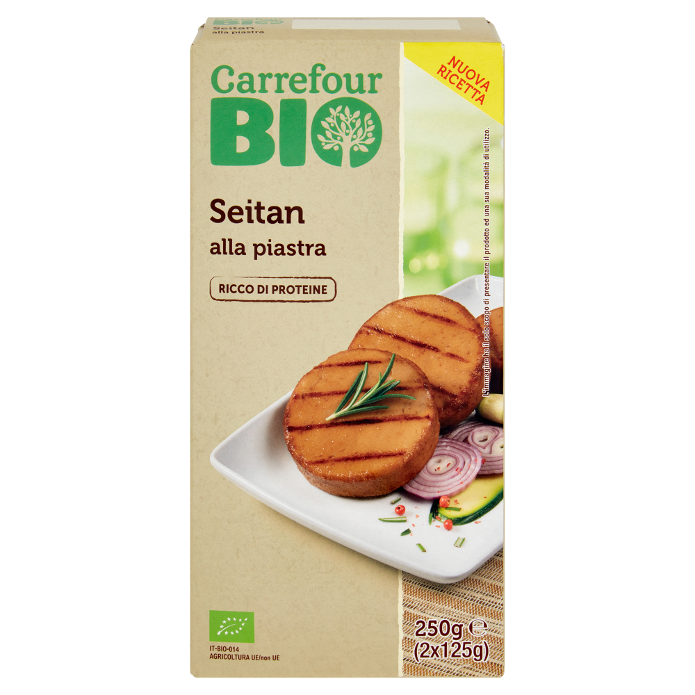Carrefour Bio Seitan alla piastra 2 x 125 g