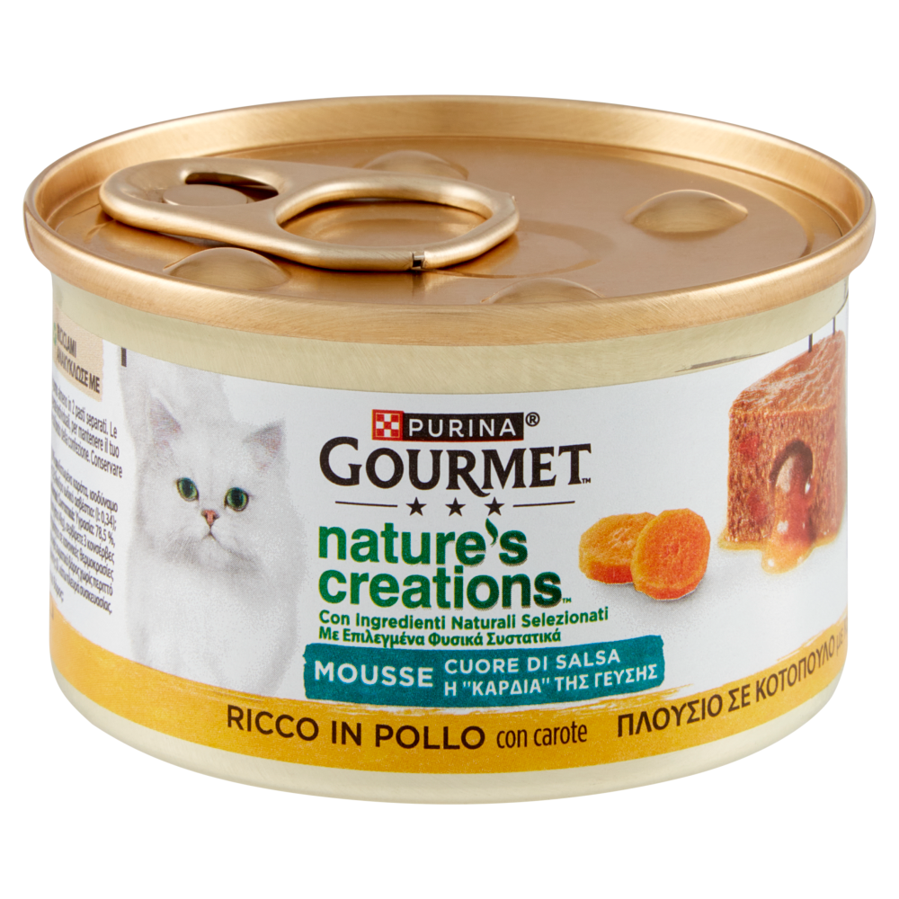 PURINA GOURMET Nature's Creations Ricco in Pollo con carote 85 g