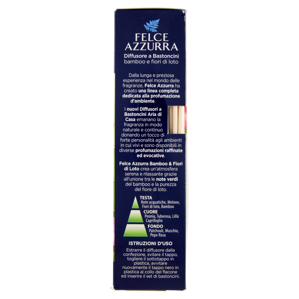 Felce Azzurra Aria di Casa bamboo e fiori di loto Diffusore a Bastoncini 120 ml