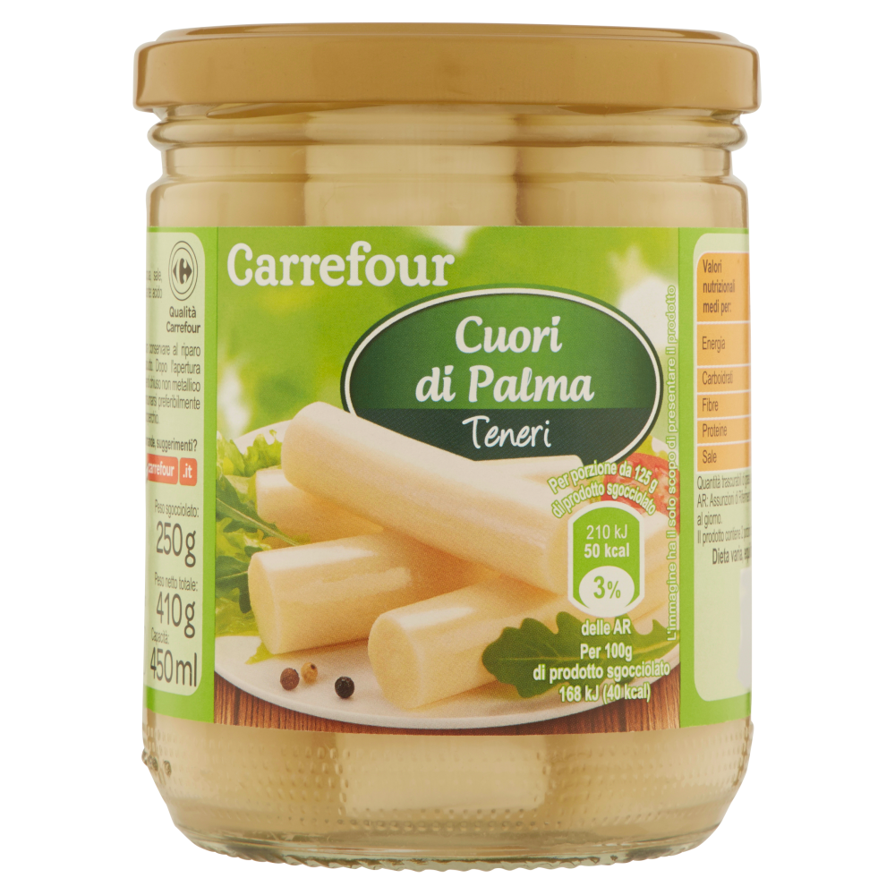 Carrefour Cuori di Palma Teneri 410 g
