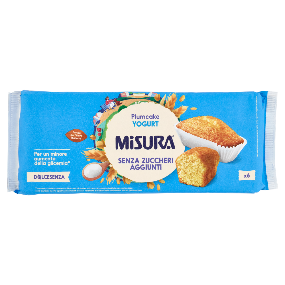 Misura Dolcesenza 6 Plumcake Yogurt 190 g