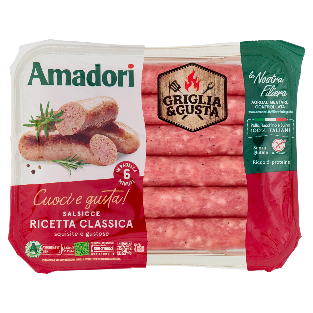 Amadori Salsicce Ricetta Classica 0,400 kg