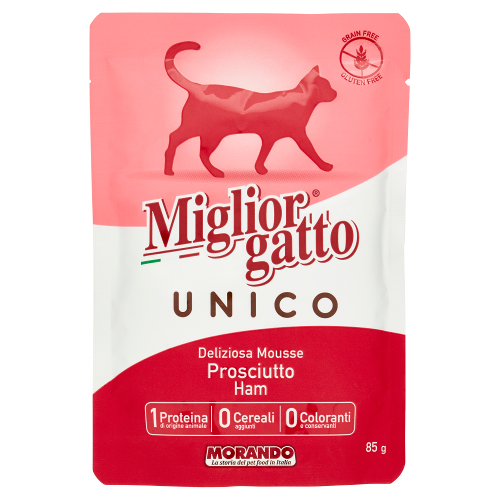 Migliorgatto Unico Deliziosa Mousse Prosciutto 85 g