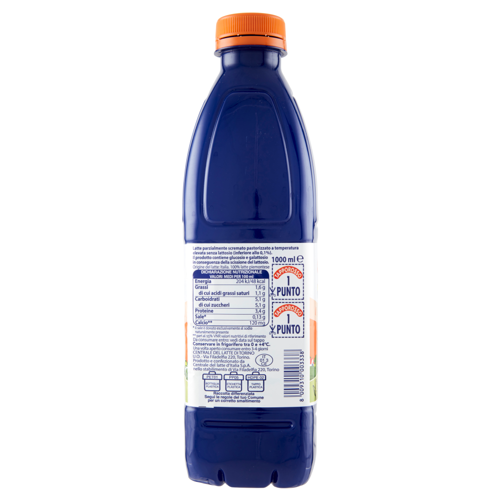 Tapporosso Senza lattosio Alta Digeribilit&agrave; Parzialmente scremato 1000 ml