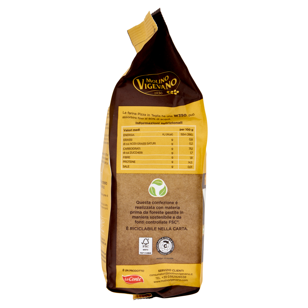 Molino Vigevano Farine Professionali Pizza in Teglia 500 g