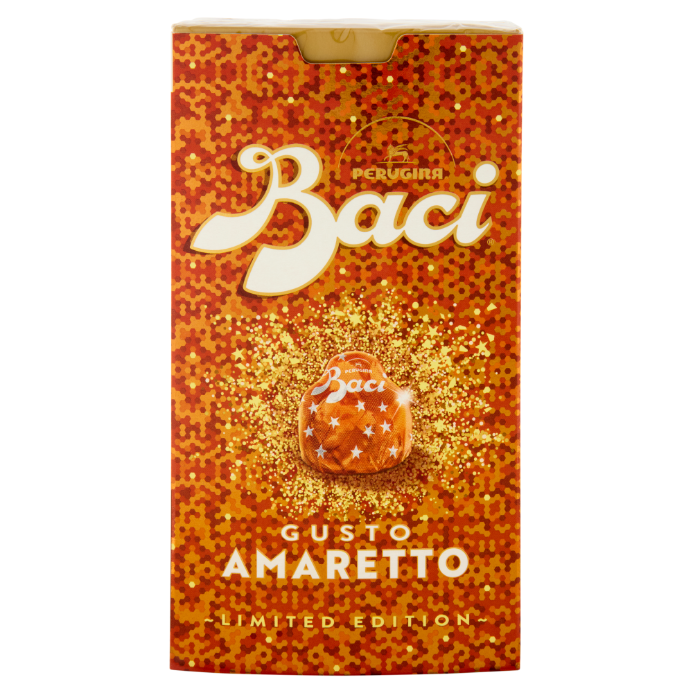 BACI PERUGINA Amaretto Cioccolatini Fondenti ripieni al Gianduia Scatola 150g