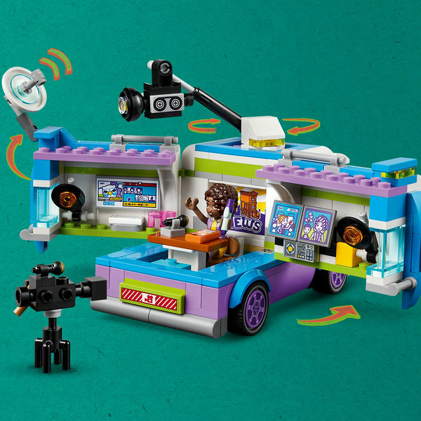 LEGO Friends Furgone della troupe televisiva