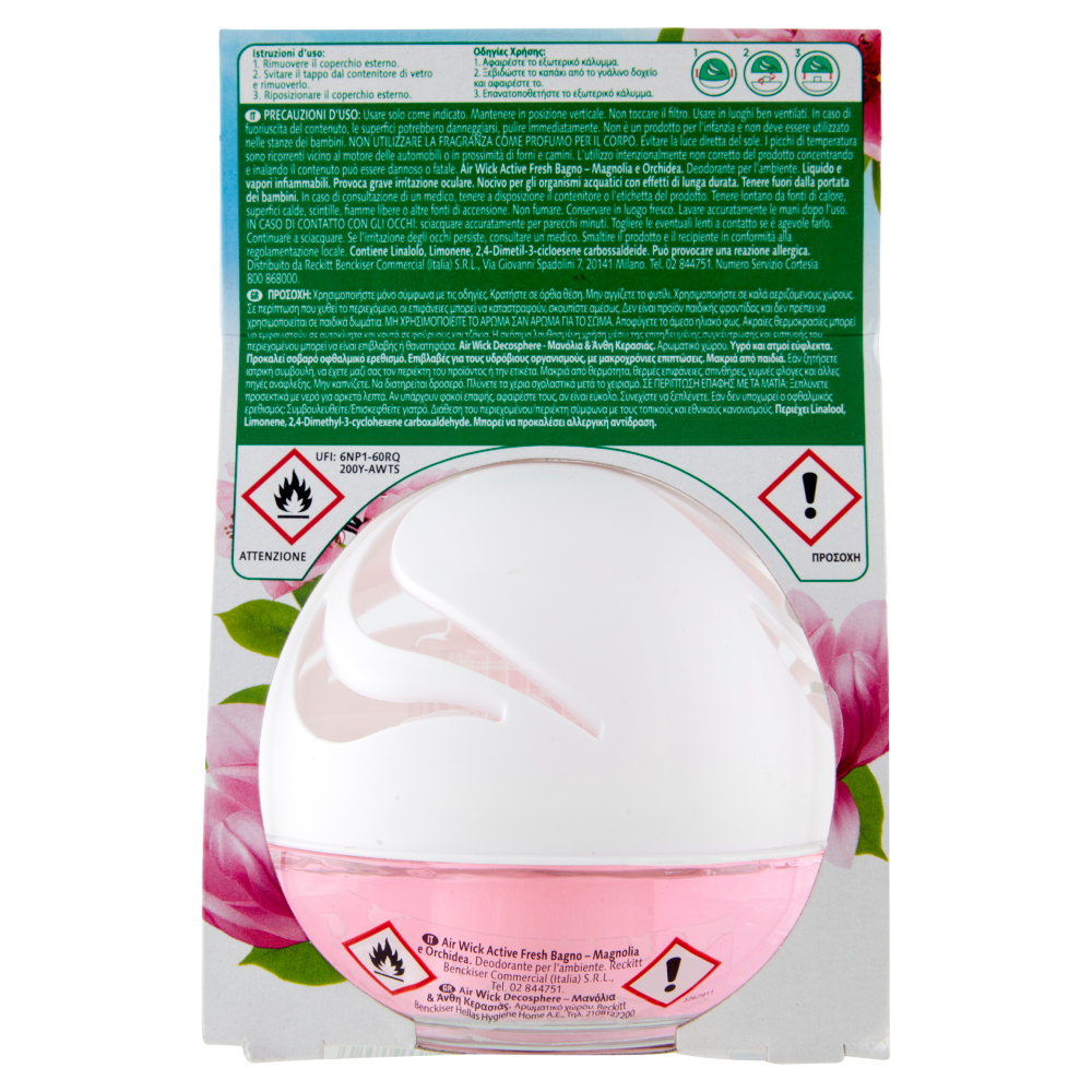 Air Wick Active Fresh Bagno Magnolia e Orchidea 75 mL