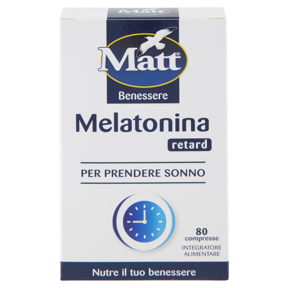 Matt Benessere Melatonina retard 80 compresse 6,8 g