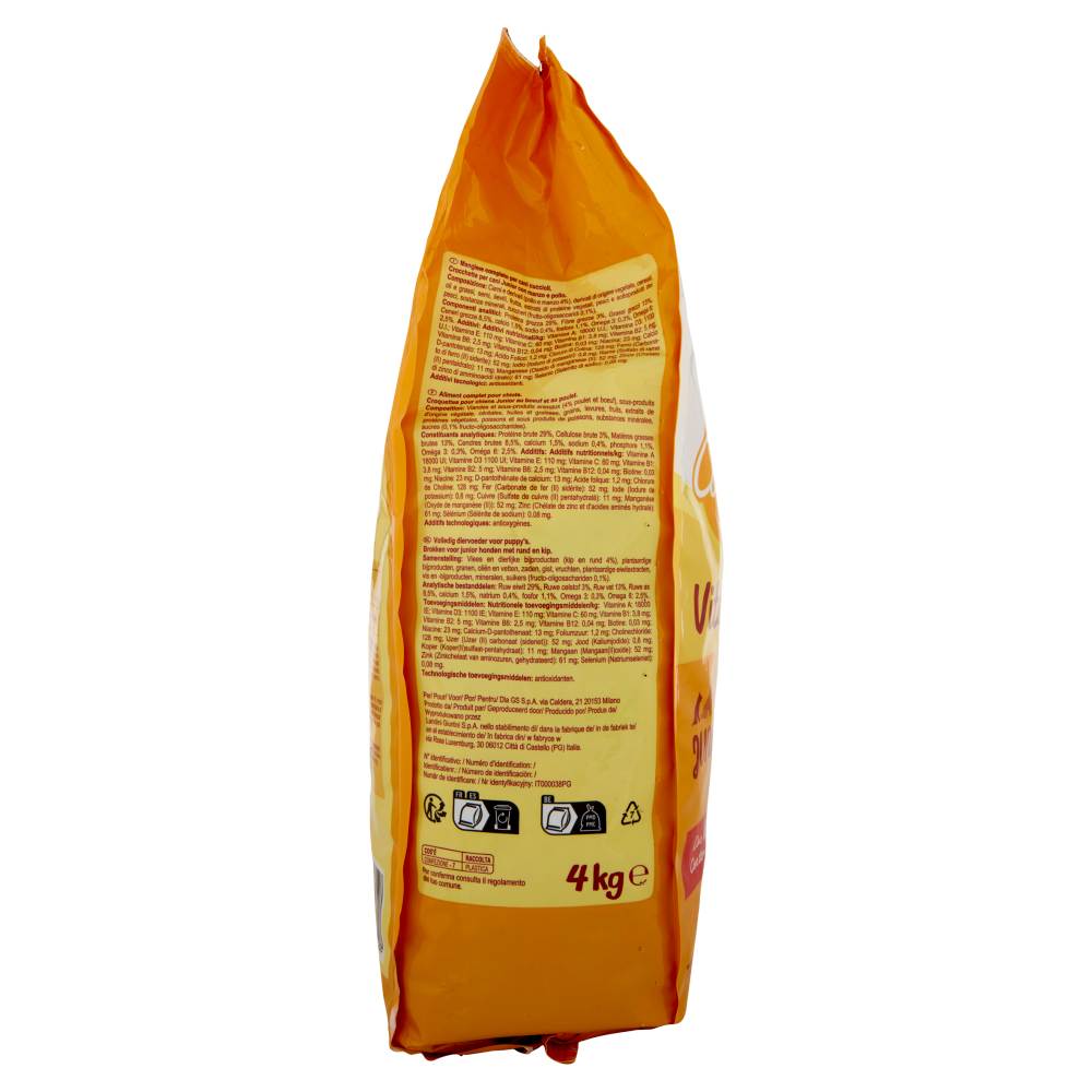 Carrefour Junior Crocchette Con manzo per cani 4 kg