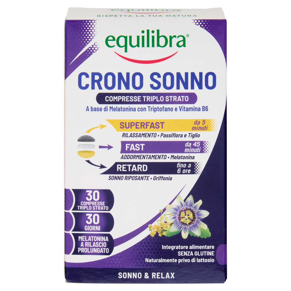 equilibra Crono Sonno Compresse Triplo Strato 30 x 0,5 g